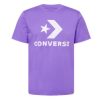 Clothing * | Converse Star Chevron Tee Online Sales Purple