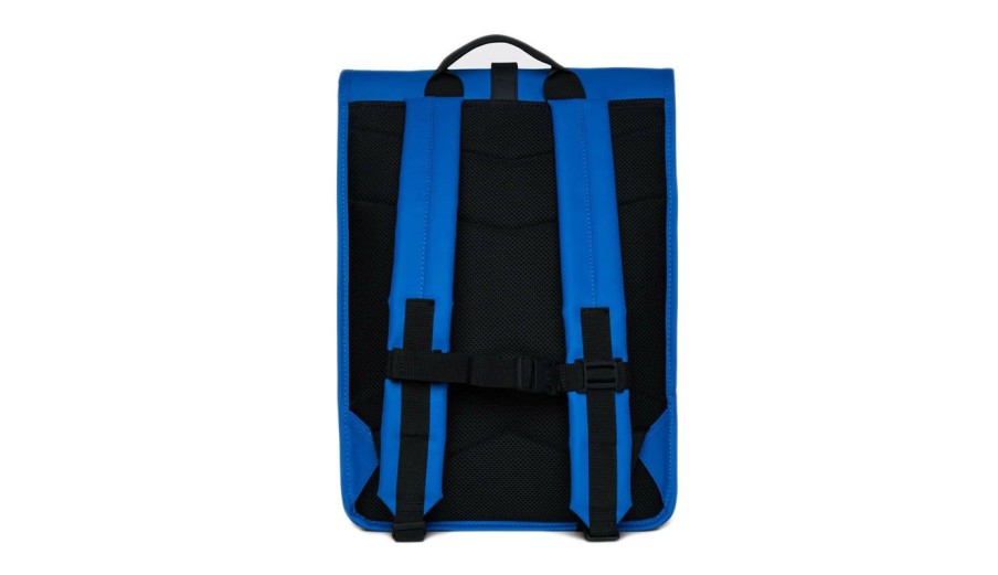 Bags * | Rains Rolltop Rucksack Waves Best-Selling Blue