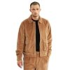 Clothing * | Dedicated Padded Jacket Vallentuna Corduroy Tiger Best Sale Brown