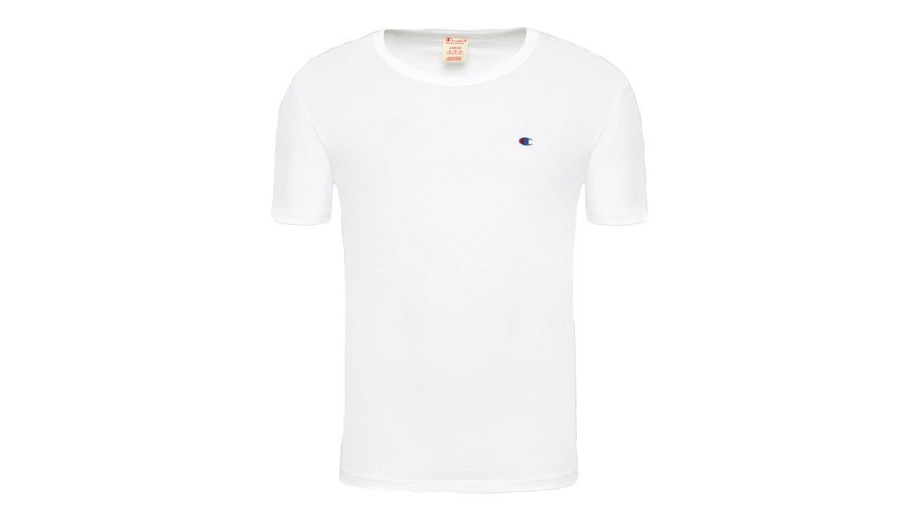 Clothing * | Champion Crewneck T-Shirt Tendy Style White