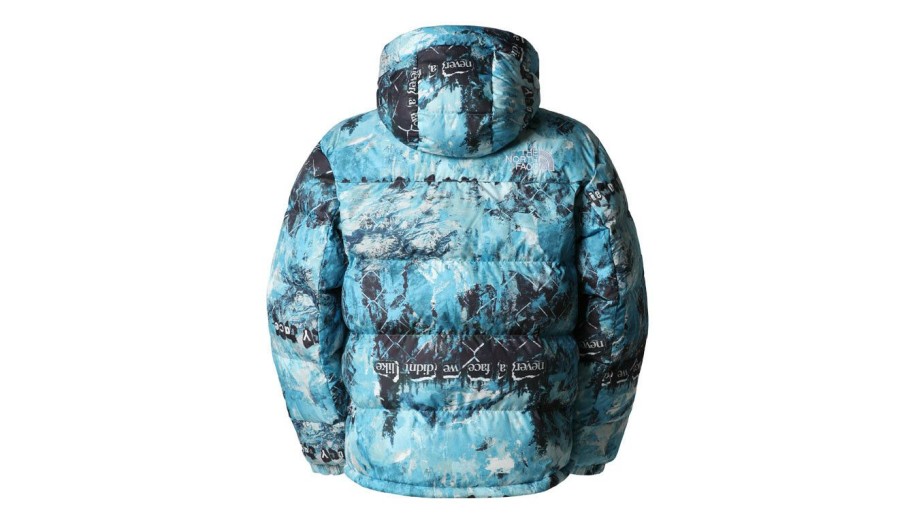 Clothing * | The North Face M Print Himalayan Down Parka Online Store Blue