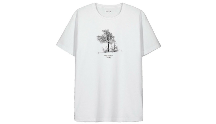 Clothing * | Makia Tree T-Shirt M Hot Sell White