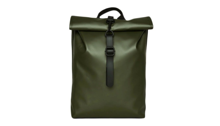 Bags * | Rains Rolltop Rucksack Mini Ever Unique Green