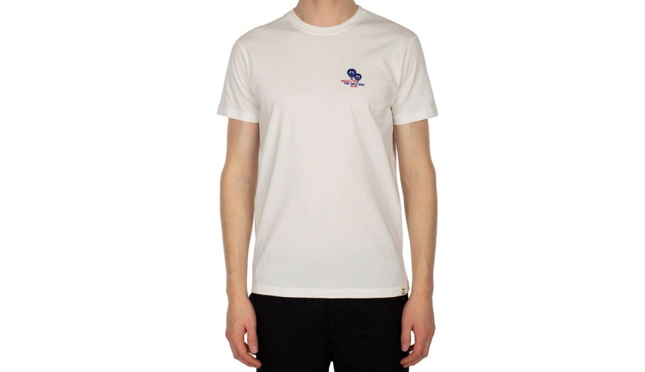 Clothing * | Iriedaily Way Up Emb Tee Off Clearance Sale White