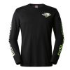 Clothing * | The North Face M Outdoor L/S Graphic Tee Typical Style Black