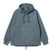 Clothing * | Carhartt Wip Hooded Arling Sweatshirt Storm Exquisite Gifts Blue