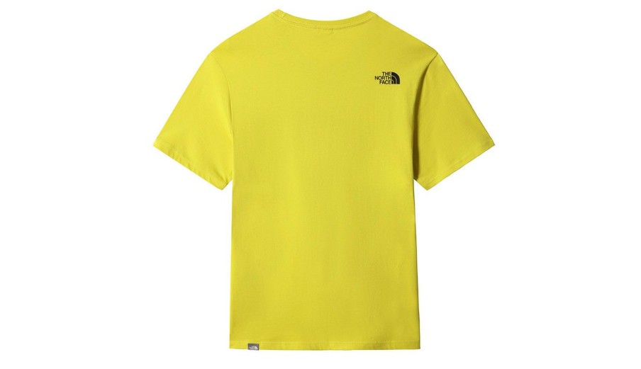 Clothing * | The North Face M S/S Easy Tee Reliable Quality Yellow