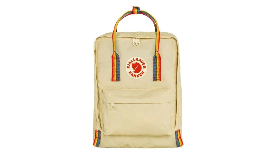 Bags * | Fjallraven Kanken Rainbow Light Oak Bargain Sale White