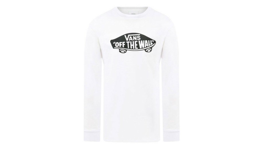 Clothing * | Vans Mn Off The Wall Long Sleeve Sale Online White