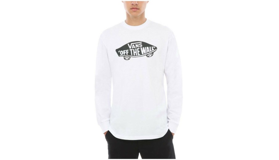 Clothing * | Vans Mn Off The Wall Long Sleeve Sale Online White