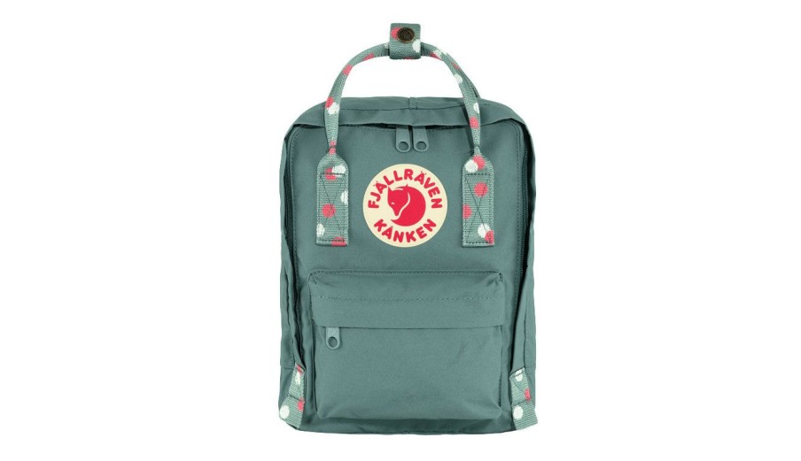 Bags * | Fjallraven Kanken Mini Kids Frost Confetti Pattern Store Green