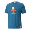 Clothing * | Puma X Garfield Graphic Men'S Tee Limited Edition Blue