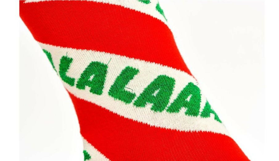 Clothing * | Happy Socks Fa La La La Sock Crazy Deals Red