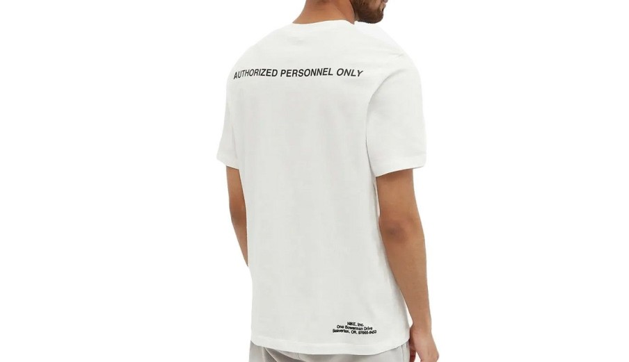 Clothing * | Nike Sportswear Tech Authorised Personnel T-Shirt Official White