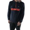 Clothing * | Champion Hooded Half Zip Top Featured Blue