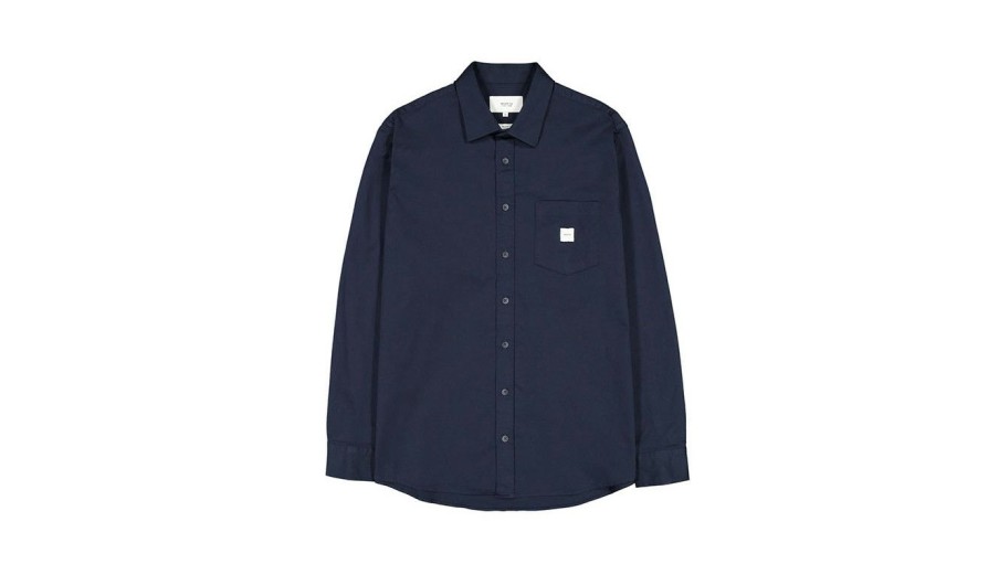 Clothing * | Makia Square Pocket Shirt M Store Blue