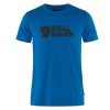 Clothing * | Fjallraven Logo T-Shirt M Wholesale Blue