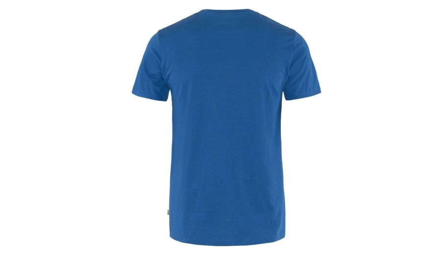 Clothing * | Fjallraven Logo T-Shirt M Wholesale Blue