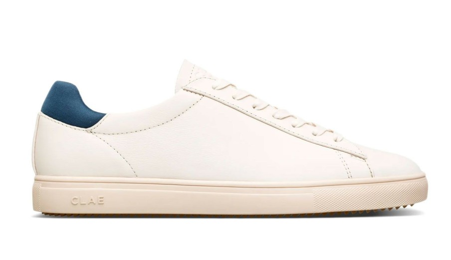 Men * | Clae Bradley Off Leather Ocean Unique White