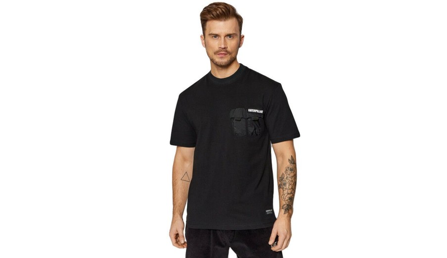 Clothing * | Caterpillar Multipocket T-Shirt Special Black