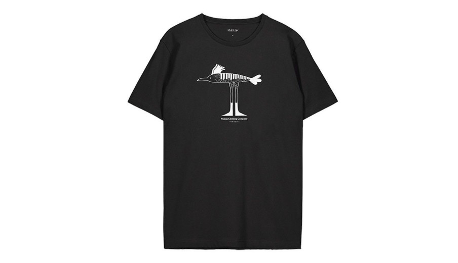 Clothing * | Makia Bird T-Shirt M Exclusive Black