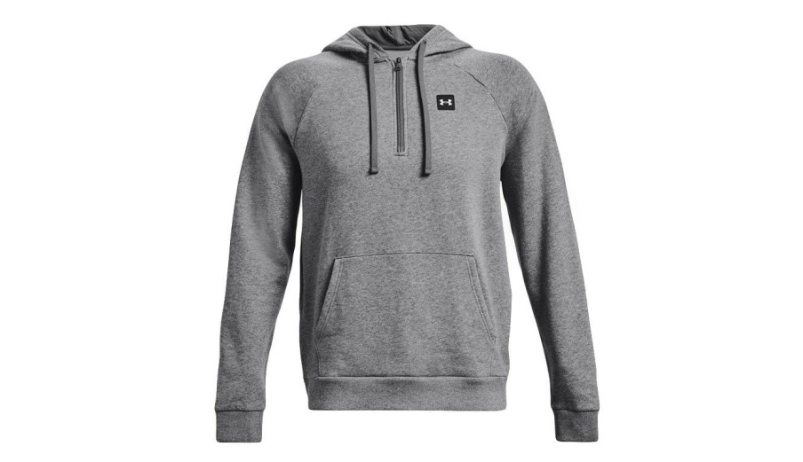 Clothing * | Under Armour M Rival Fleece Zip Hoodie Promotion Grey