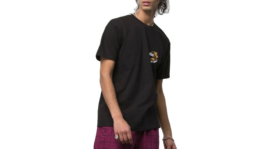 Clothing * | Vans Classic Mini Dual Palm T-Shirt Limited Edition Black