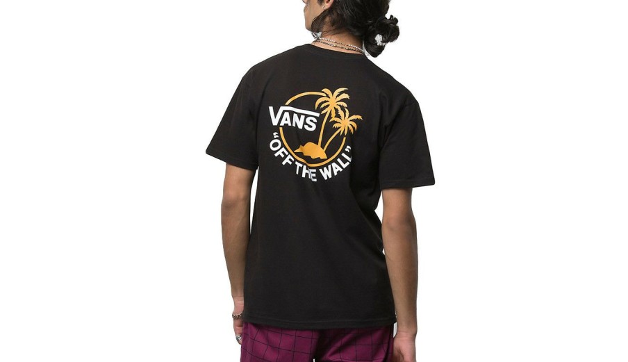 Clothing * | Vans Classic Mini Dual Palm T-Shirt Limited Edition Black