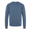 Clothing * | By Garment Makers The Organic Sweatshirt Fire Sale Blue