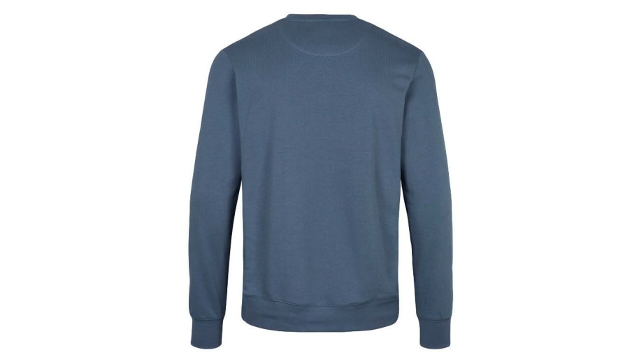 Clothing * | By Garment Makers The Organic Sweatshirt Fire Sale Blue