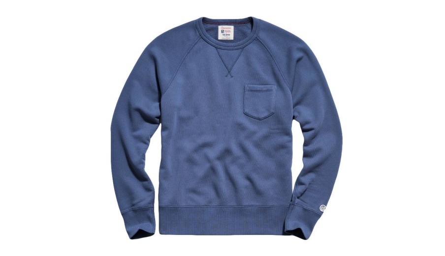 Clothing * | Champion X Todd Snyder Crewneck Sweatshirt Quality Guarantee Blue