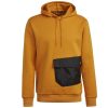 Clothing * | Adidas Sportswear Pocket Hoodie M Adidas Originals Outlet Yellow