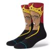 Clothing * | Stance The Notorious Big Biggie Resurrected Crew Sock Large Choice Brown