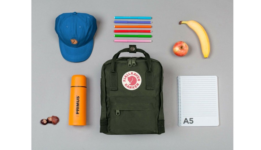 Bags * | Fjallraven Kanken Mini Kids Forest Top Selling Green