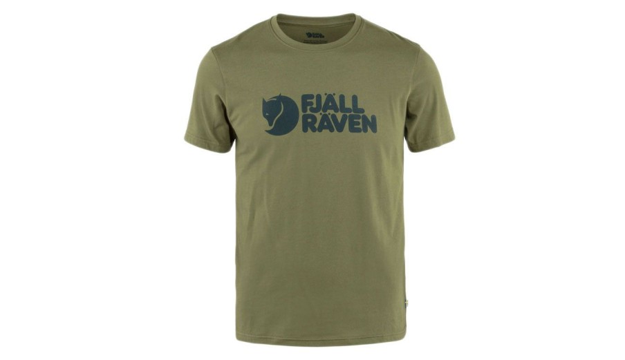 Clothing * | Fjallraven Logo T-Shirt M Exquisite Gifts Green