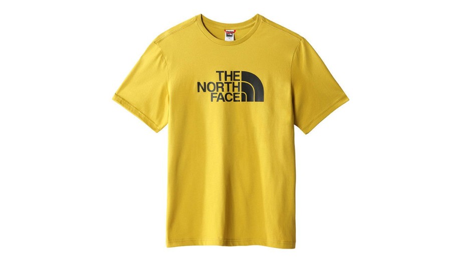 Clothing * | The North Face M S/S Easy Tee Online Sales Yellow