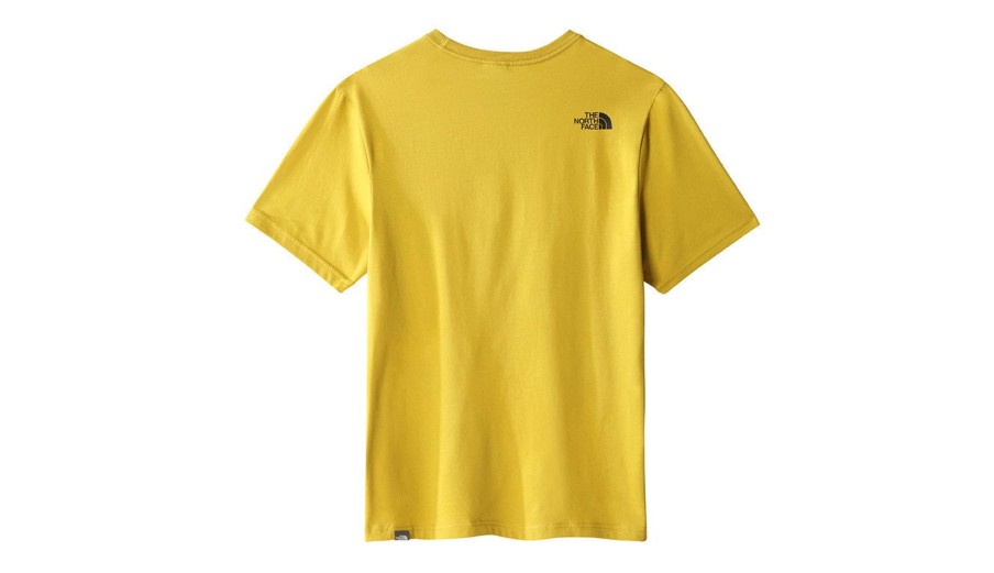 Clothing * | The North Face M S/S Easy Tee Online Sales Yellow