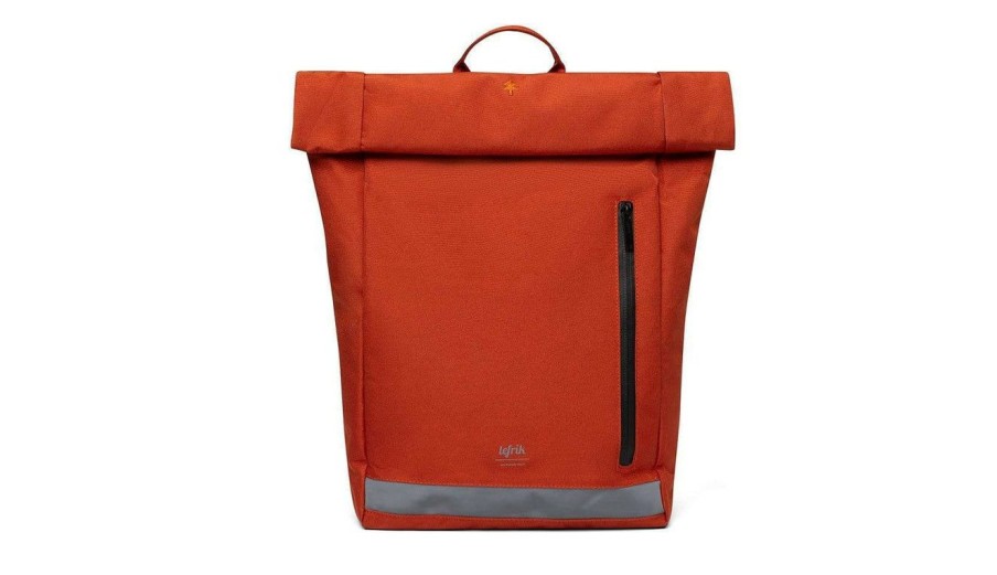 Bags * | Lefrik Roll Reflective Rucksack Rust Clearance Orange