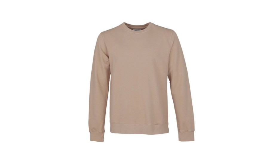 Clothing * | Colorful Standard Classic Organic Crew Clearance Light Brown