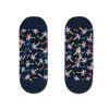 Clothing * | Happy Socks Confetti Palm Liner Sock Cheaper Black