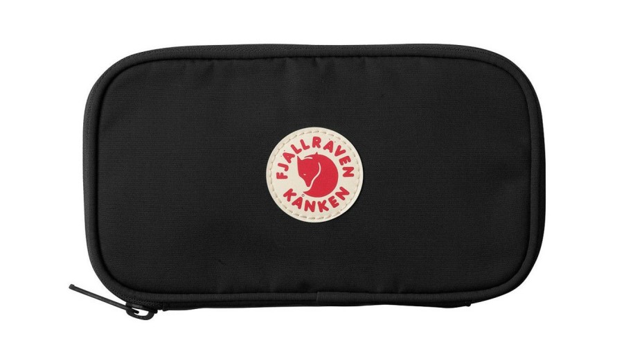 Bags * | Fjallraven Kanken Travel Wallet Black Fashion Grey