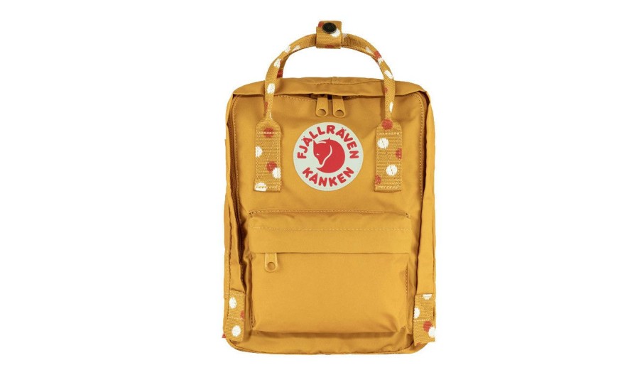 Bags * | Fjallraven Kanken Mini Ochre-Confetti Pattern Best Price Yellow