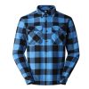 Clothing * | The North Face M Light Flannel Shirt Discount Sale Blue