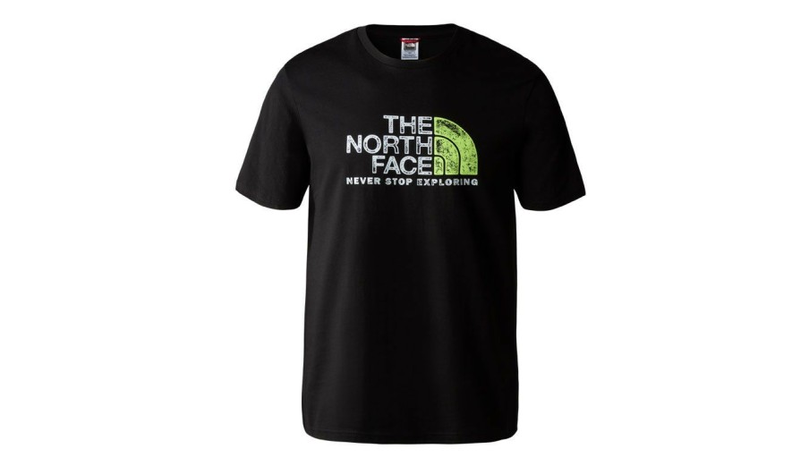 Clothing * | The North Face M Rust 2 Tee Outlet Black