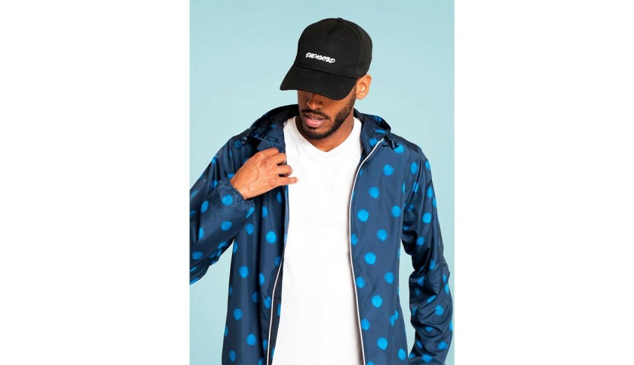 Clothing * | Dedicated Windbreaker Dots Navy Unique Blue