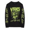 Clothing * | Vans Glaring Eyes Ls Tee Clearance Black